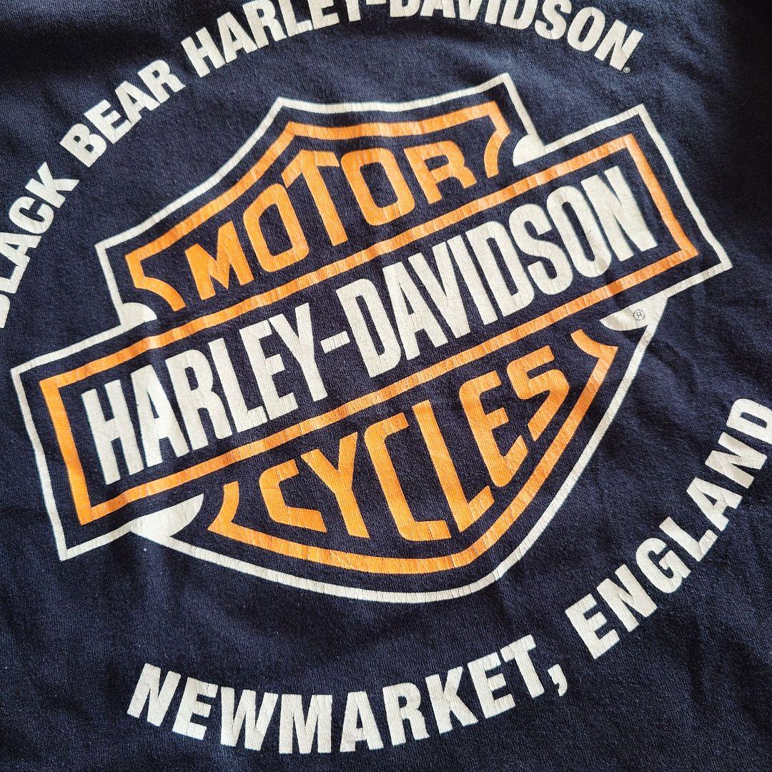 Used Harley Davidson print tee 古着 ハーレーダビッドソン　両面　プリントT　XL