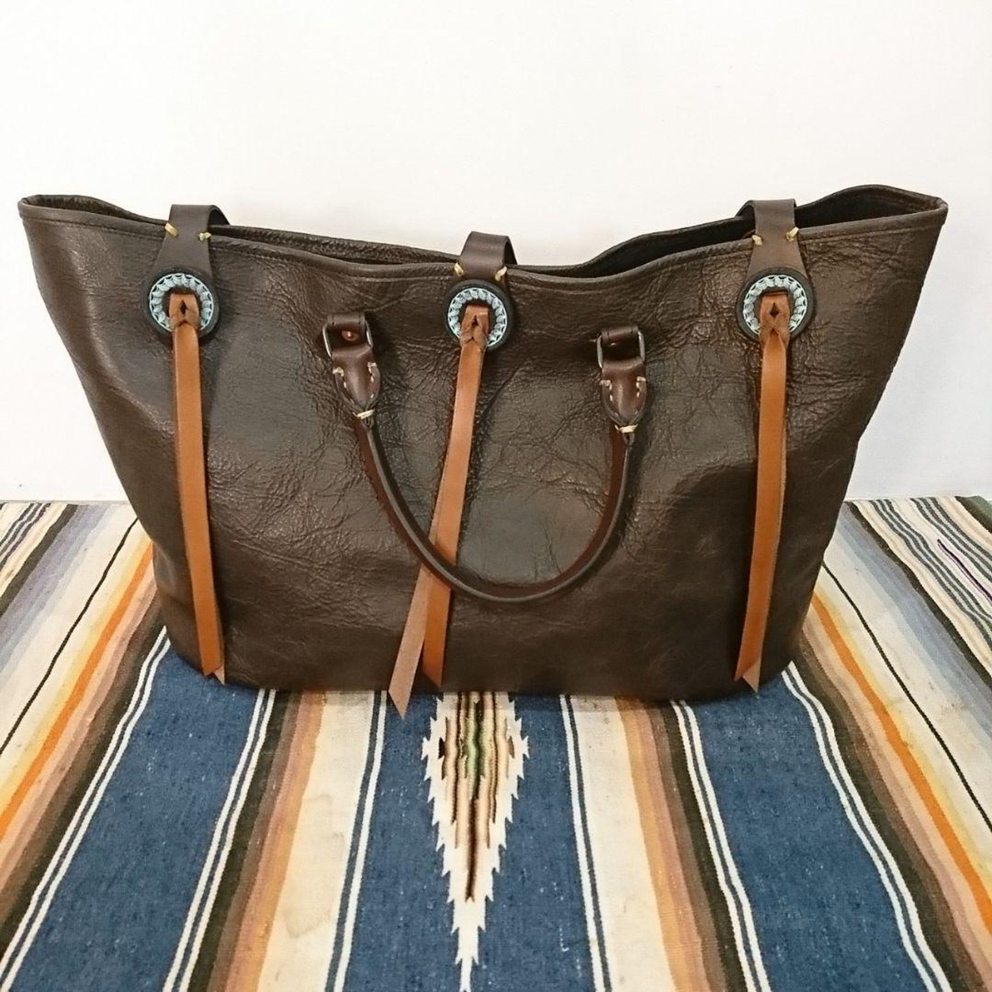 Handmade Old Leather Bag Made in Japan