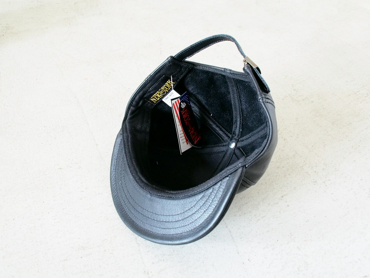 TAHOE×NEWYORK HAT ニューヨークハット　別注　レザーキャップ　ベースボールキャップ　BB CAP　ショートブリム　フリップキャップ