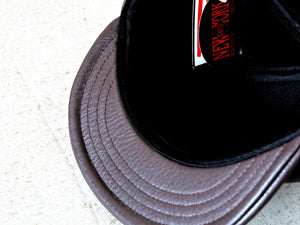 TAHOE×NEWYORK HAT ニューヨークハット　別注　レザーキャップ　ベースボールキャップ　BB CAP　ショートブリム　フリップキャップ