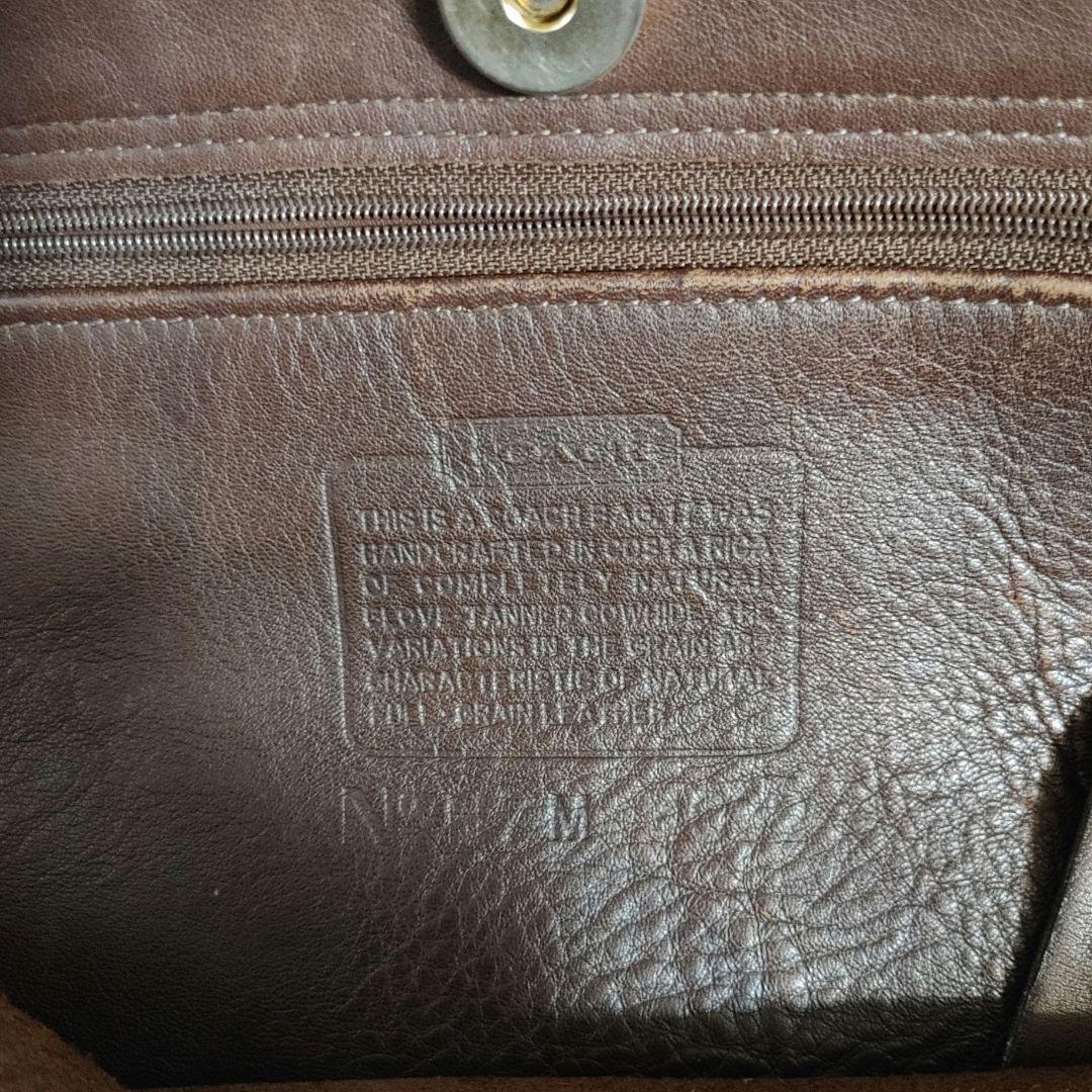 COACH LEATHER TOTEBAG コーチ　レザートートバッグ　本皮